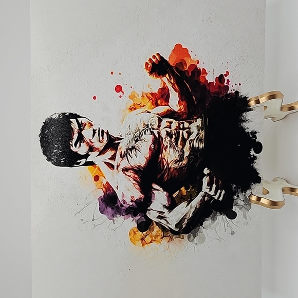 Bruce Lee Wall Art Martial Arts Watercolor Oil Painting Print - Picture 4 of 9